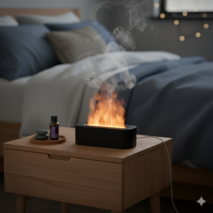 🌿 Erissora™ FlameGlow Aromatherapy Diffuser
