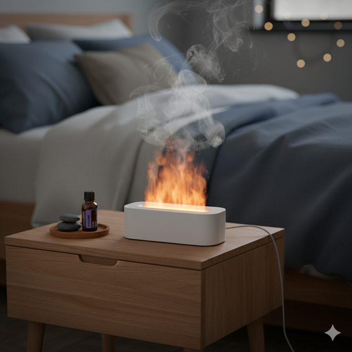 🌿 Erissora™ FlameGlow Aromatherapy Diffuser