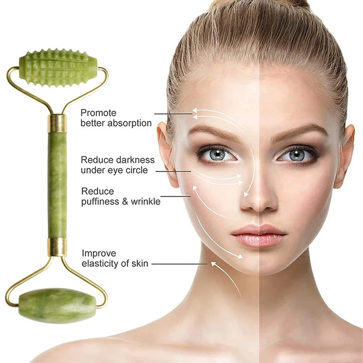 Jade Roller & Gua Sha Sculpting Set