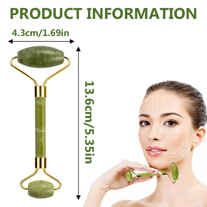 Jade Roller & Gua Sha Sculpting Set