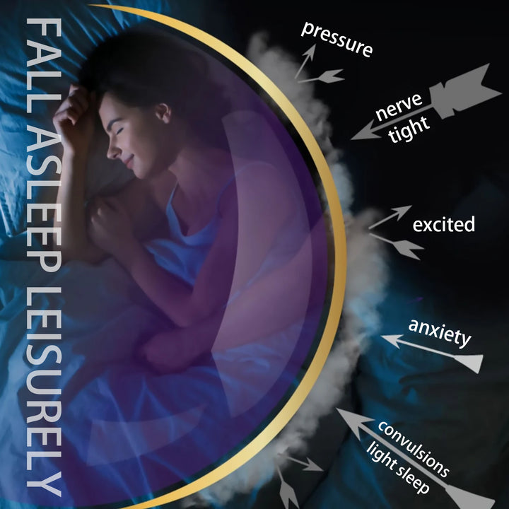 Lavender Sleep Spray Insomnia Therapy Pillow Mist Relieve Stress Effective Aromatherapy Improving Tired Sleep Essential Care Oil