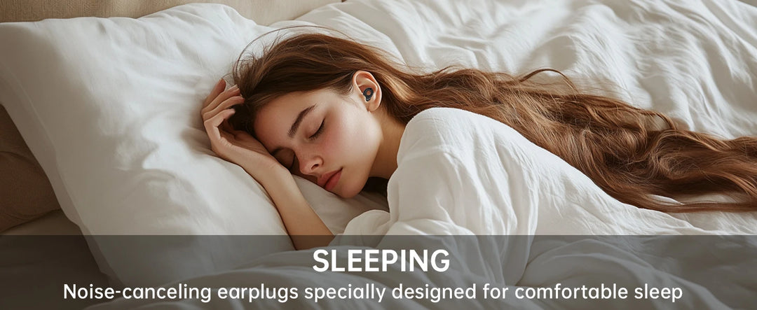 Silicone Earplugs Sleeping Earplugs Noise Reduction Waterproof Ear Plug Suitable for sleep, travel office and noisy environments