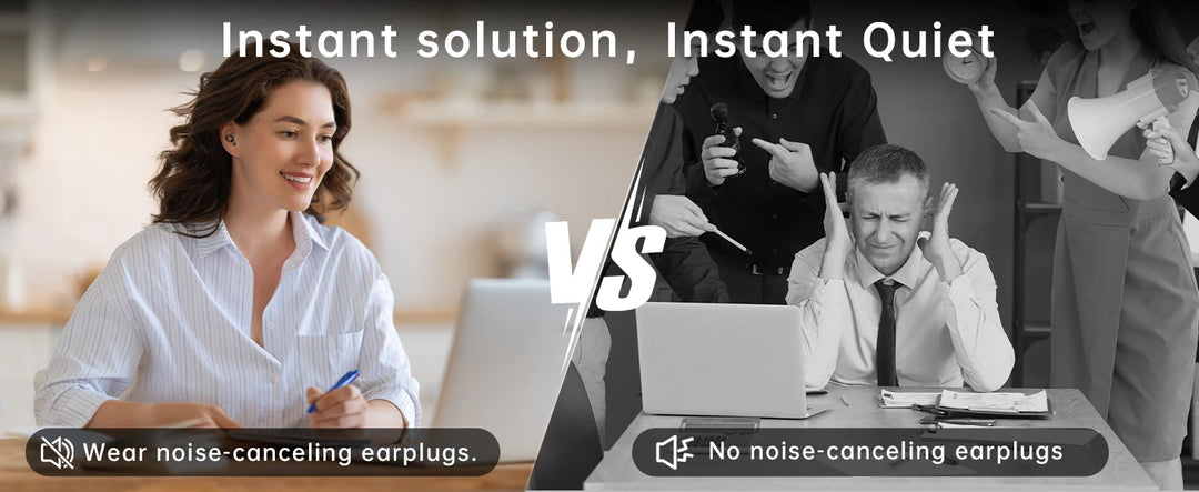 Silicone Earplugs Sleeping Earplugs Noise Reduction Waterproof Ear Plug Suitable for sleep, travel office and noisy environments