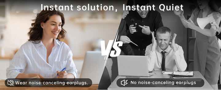 Silicone Earplugs Sleeping Earplugs Noise Reduction Waterproof Ear Plug Suitable for sleep, travel office and noisy environments